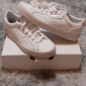 Adidas 7 1/2 White Sneakers